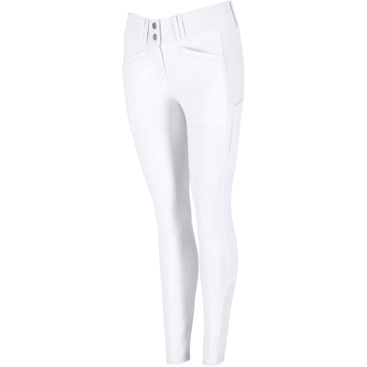 Schockemöhle Pantalones Carola Pro Full Grip Optical White