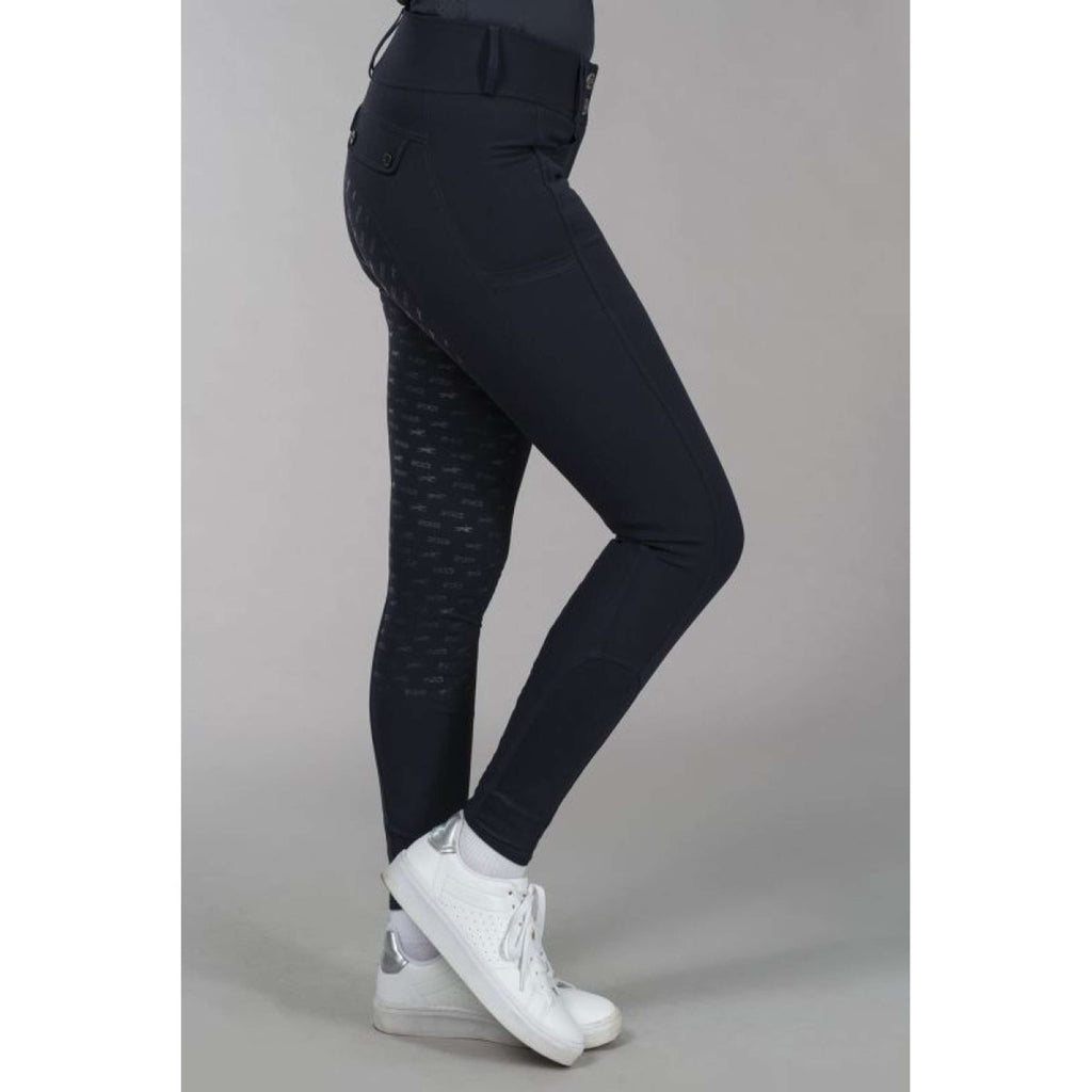 Schockemöhle Pantalón de Equitación SPCarola Full Grip Azul oscuro