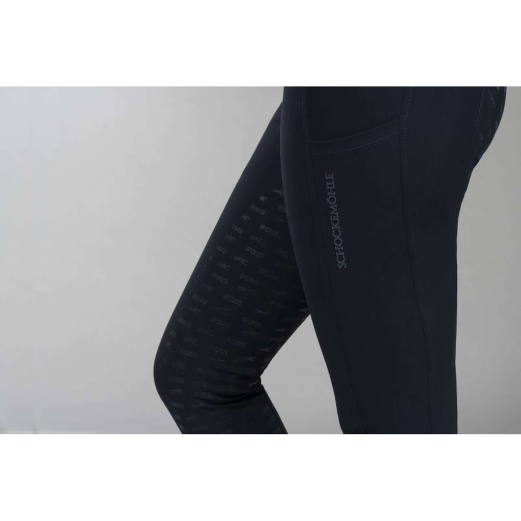 Schockemöhle Pantalón de Equitación SPCarola Full Grip Azul oscuro