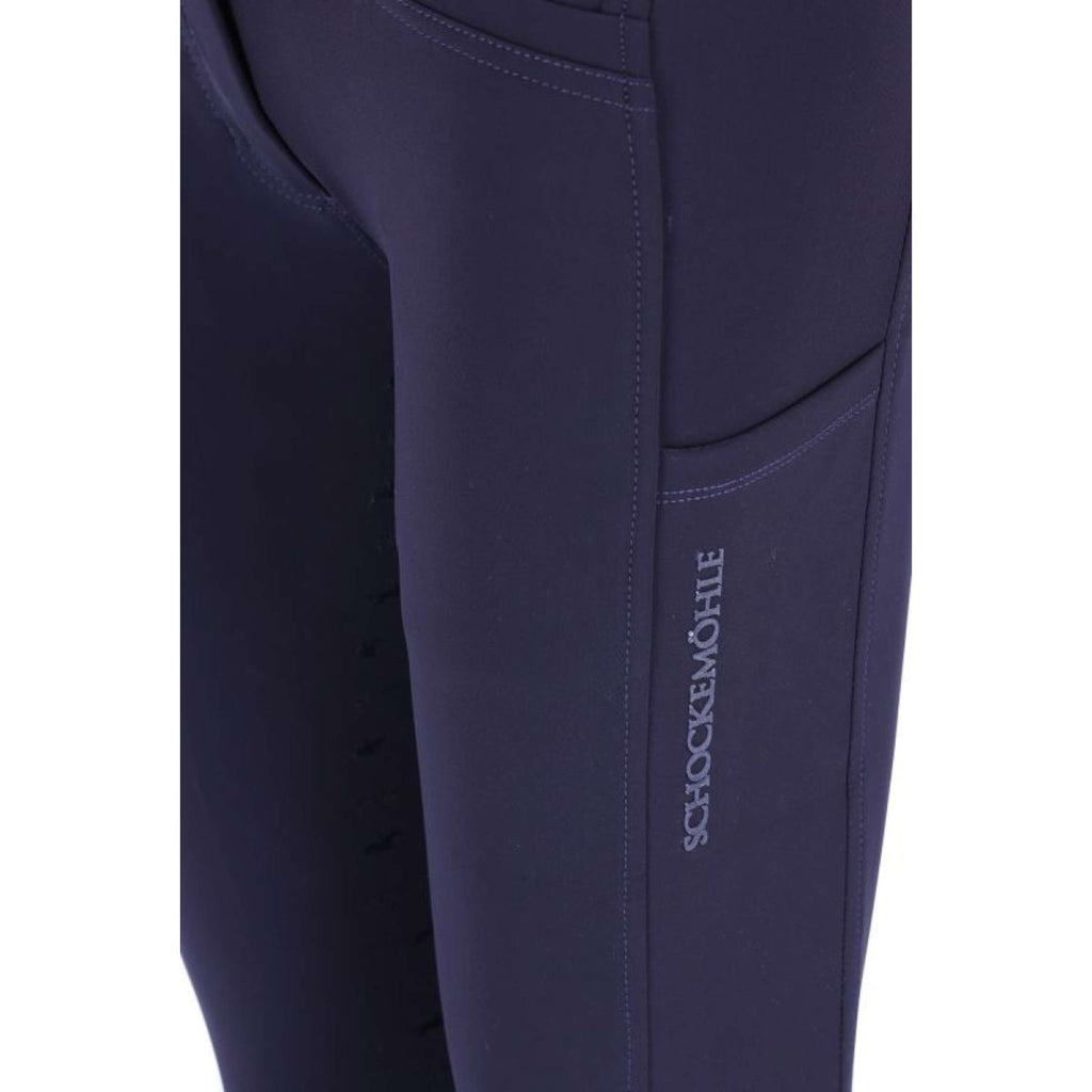 Schockemöhle Pantalón de Equitación SPCarola Full Grip Azul oscuro