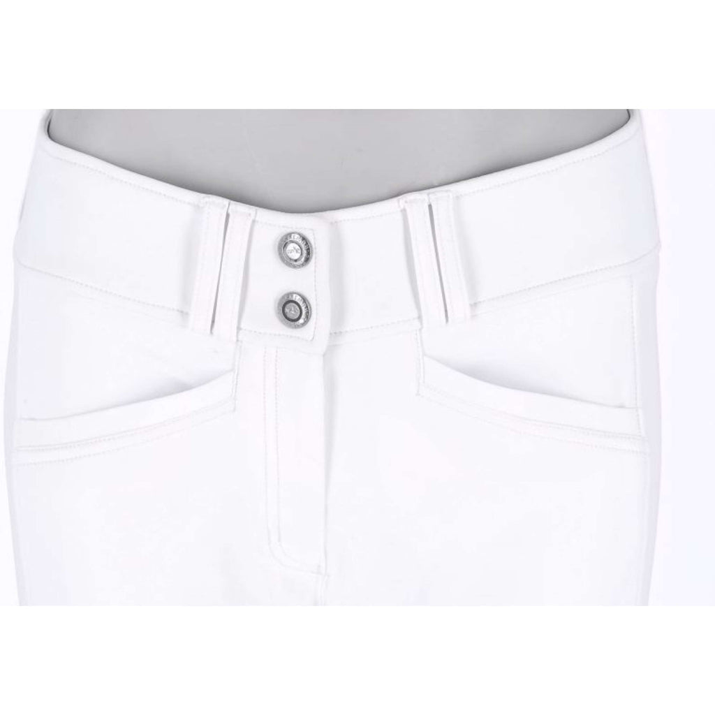 Schockemöhle Pantalón de Equitación SPCarola Full Grip Optical White