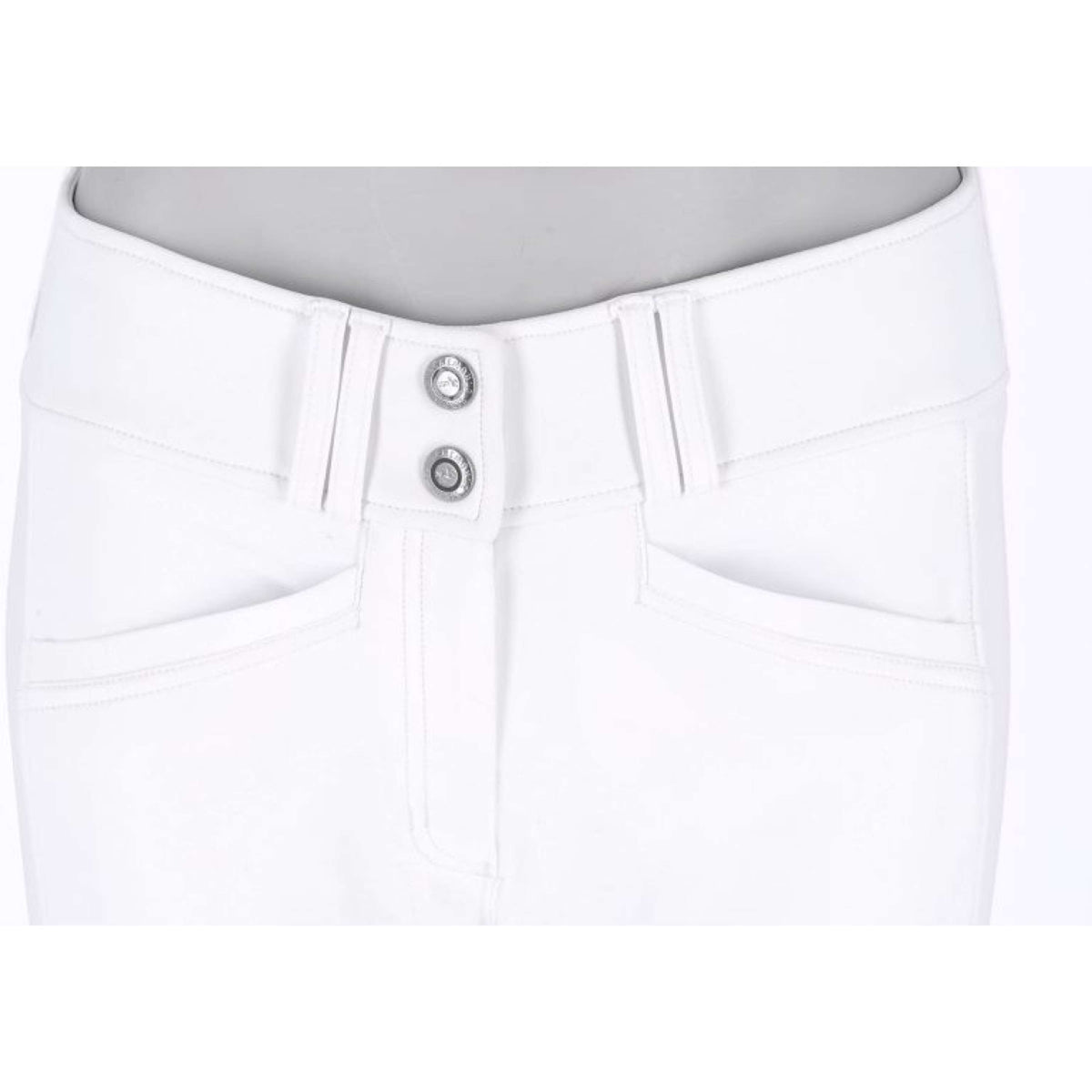 Schockemöhle Pantalón de Equitación SPCarola Full Grip Optical White