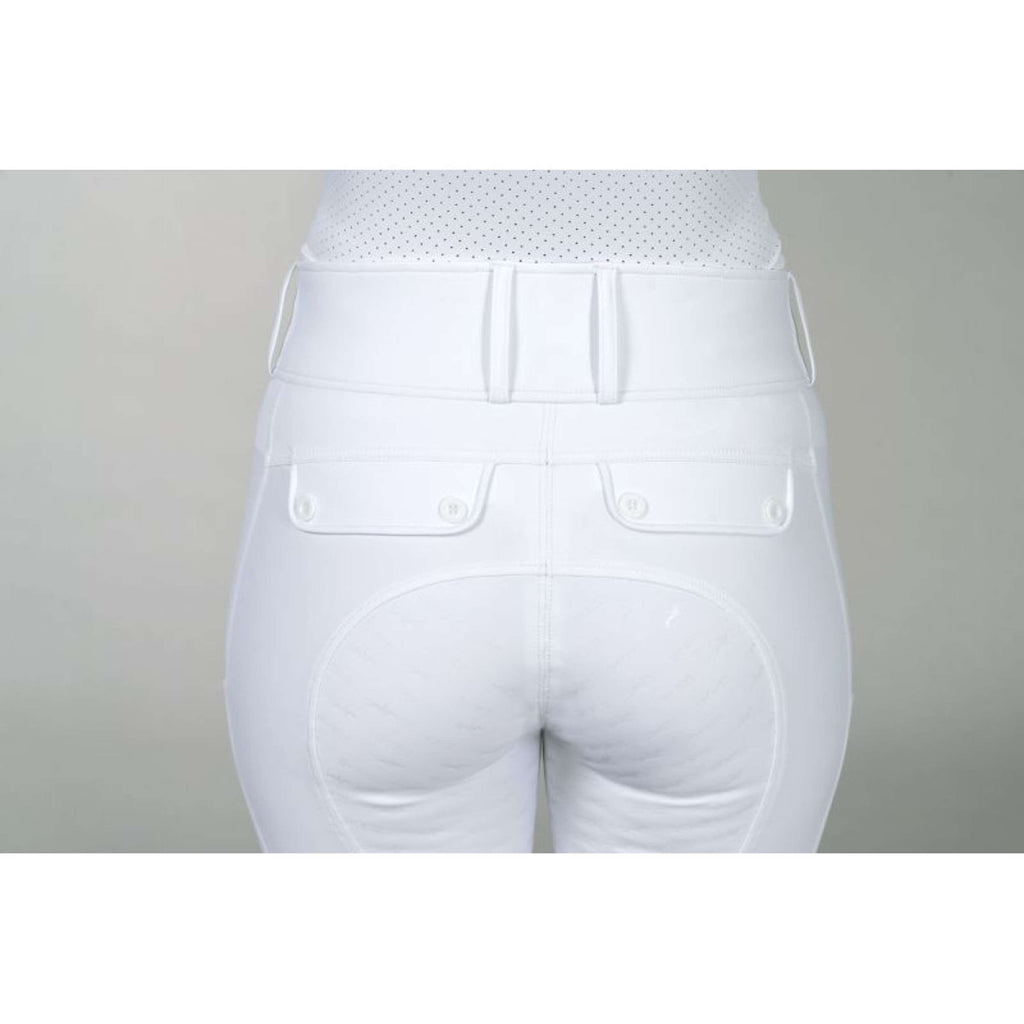 Schockemöhle Pantalón de Equitación SPCarola Full Grip Optical White