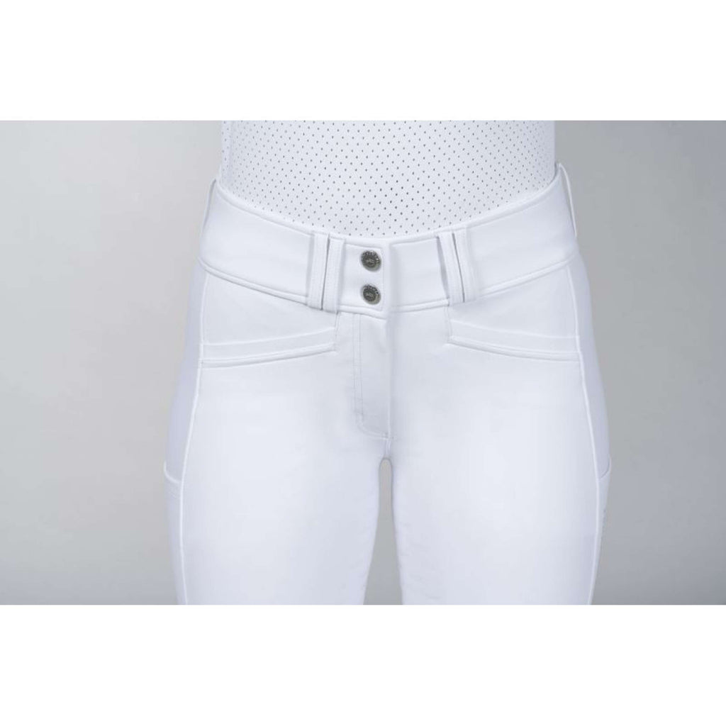 Schockemöhle Pantalón de Equitación SPCarola Full Grip Optical White