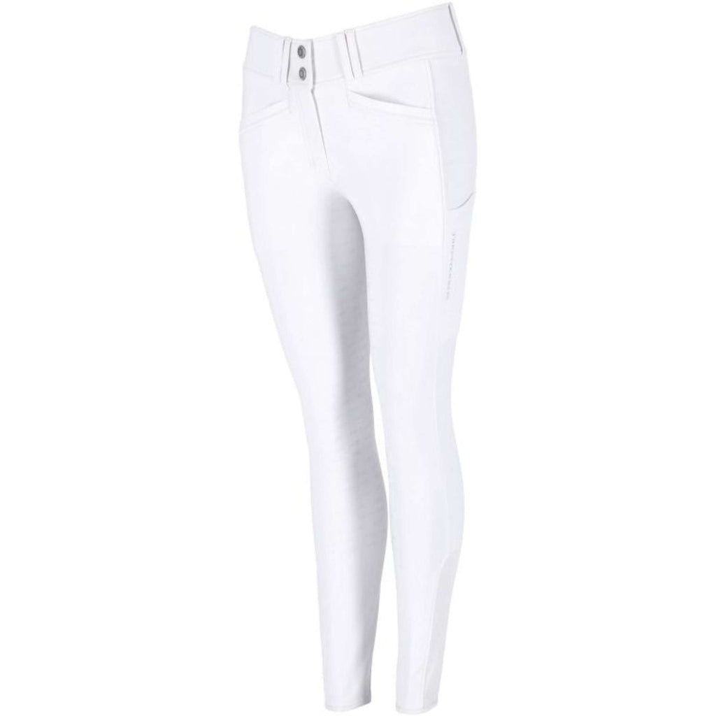 Schockemöhle Pantalón de Equitación SPCarola Full Grip Optical White