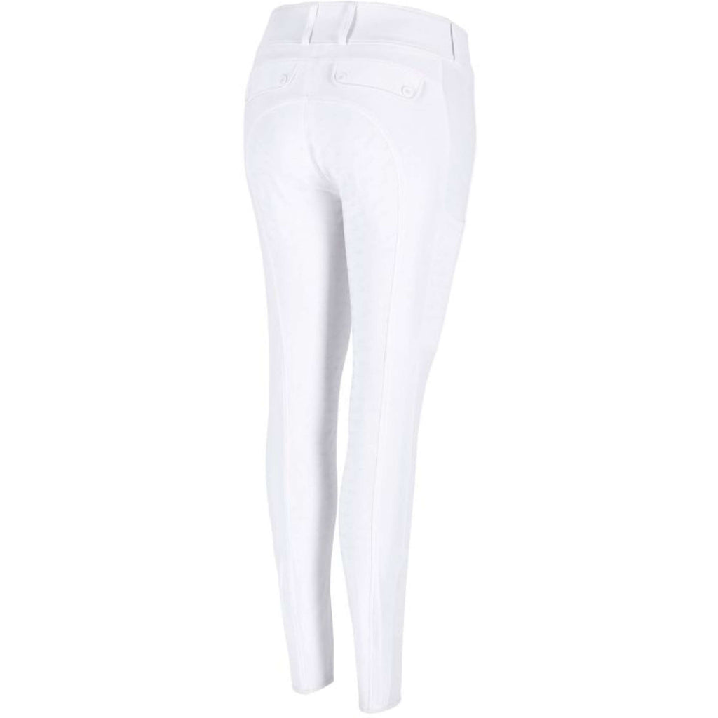 Schockemöhle Pantalón de Equitación SPCarola Full Grip Optical White