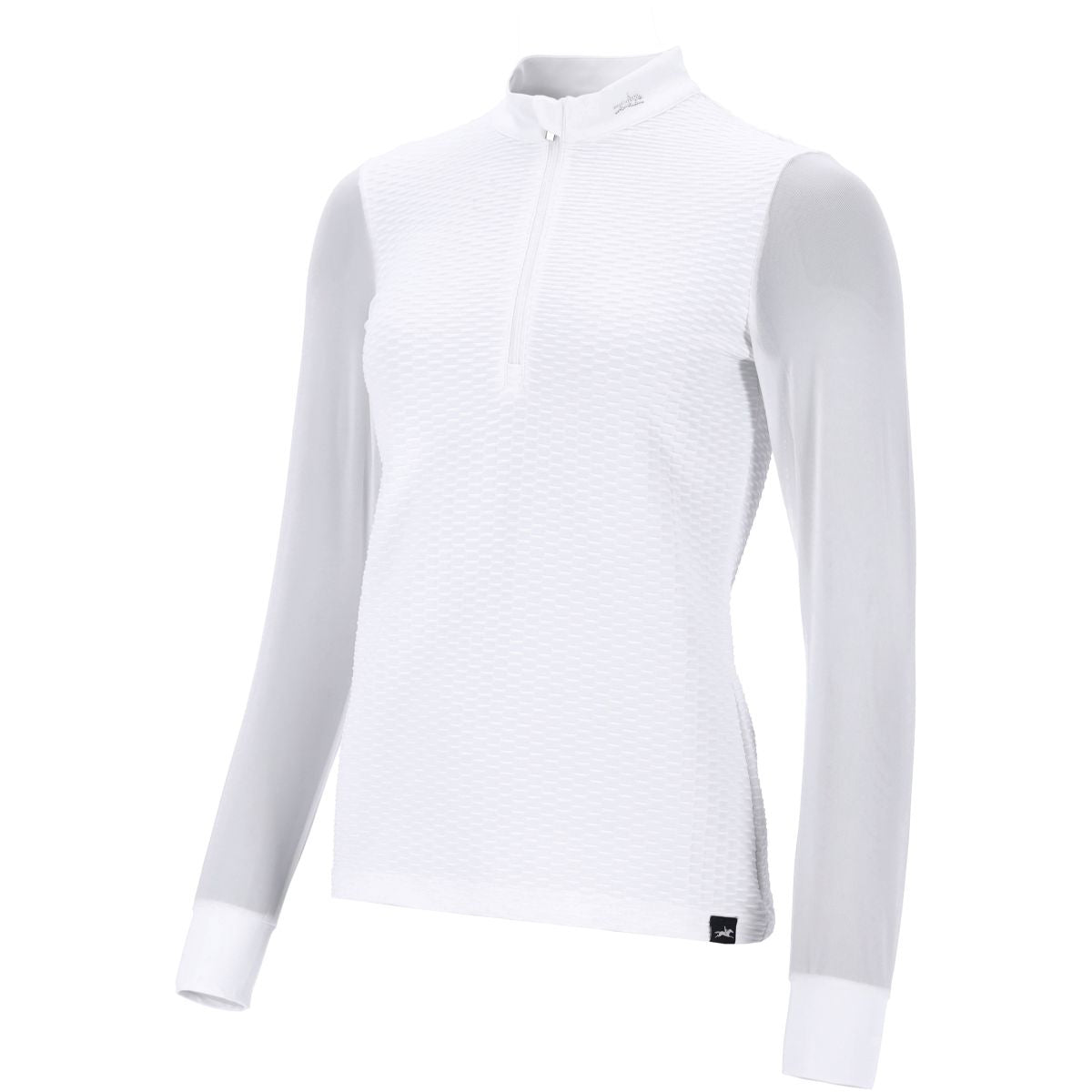 Schockemöhle Shirt Gianna Mangas Largas Optical White