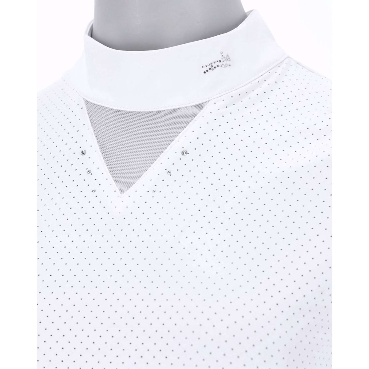 Schockemöhle Camiseta de Competición Lea Optical White