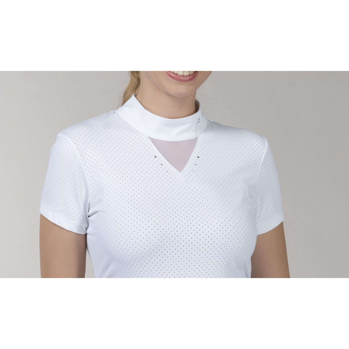 Schockemöhle Camiseta de Competición Lea Optical White