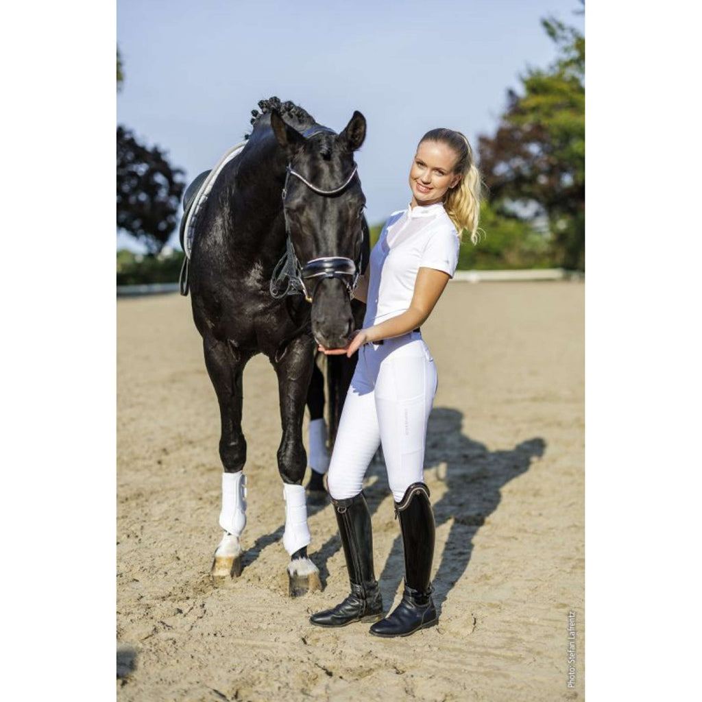 Schockemöhle Camiseta de Competición SPAnita Optical White