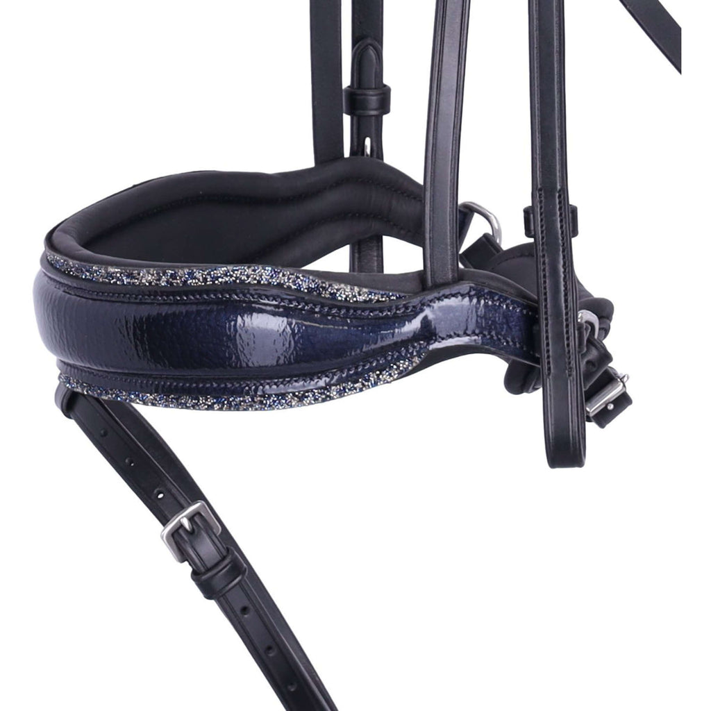 Schockemöhle Brida SPLuxury Doma Clásica Negro/Plata/Azul