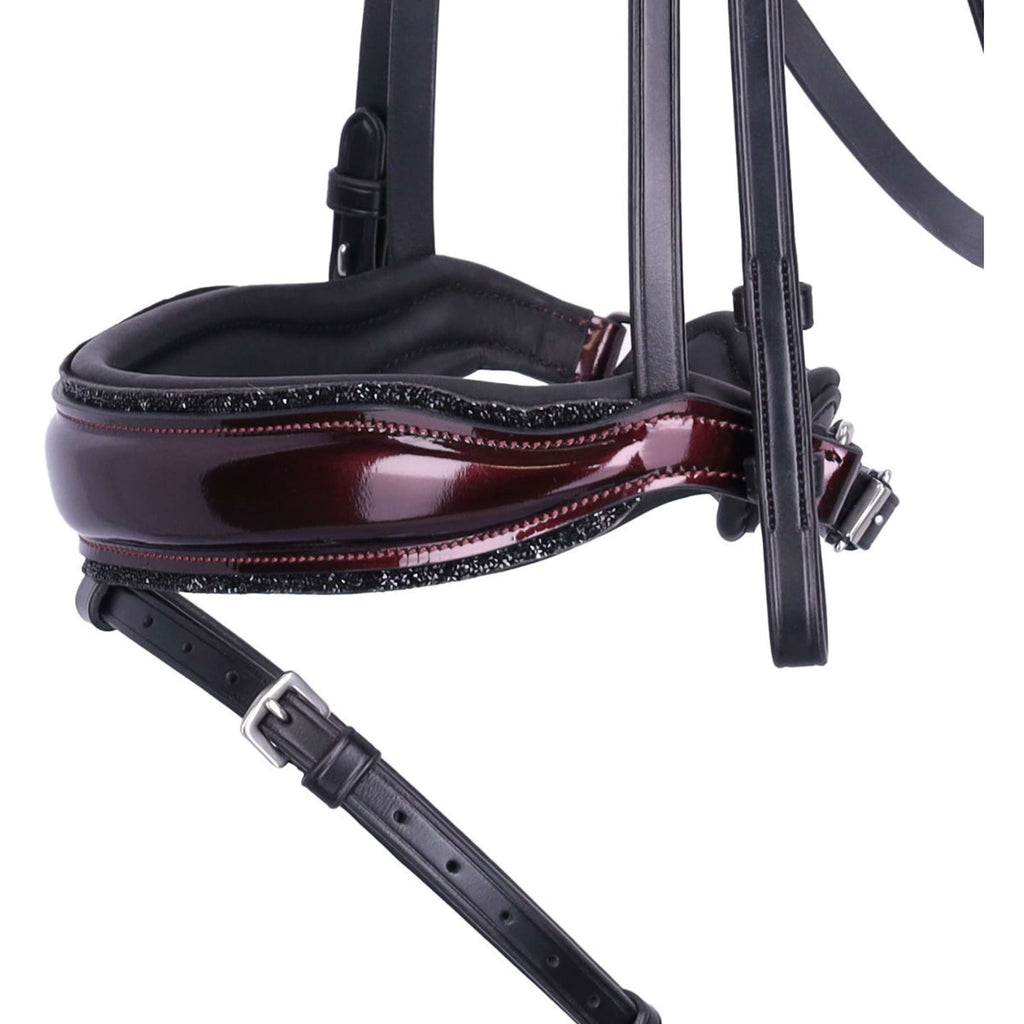 Schockemöhle Brida SPLuxury Doma Clásica Negro/Vino/Plata