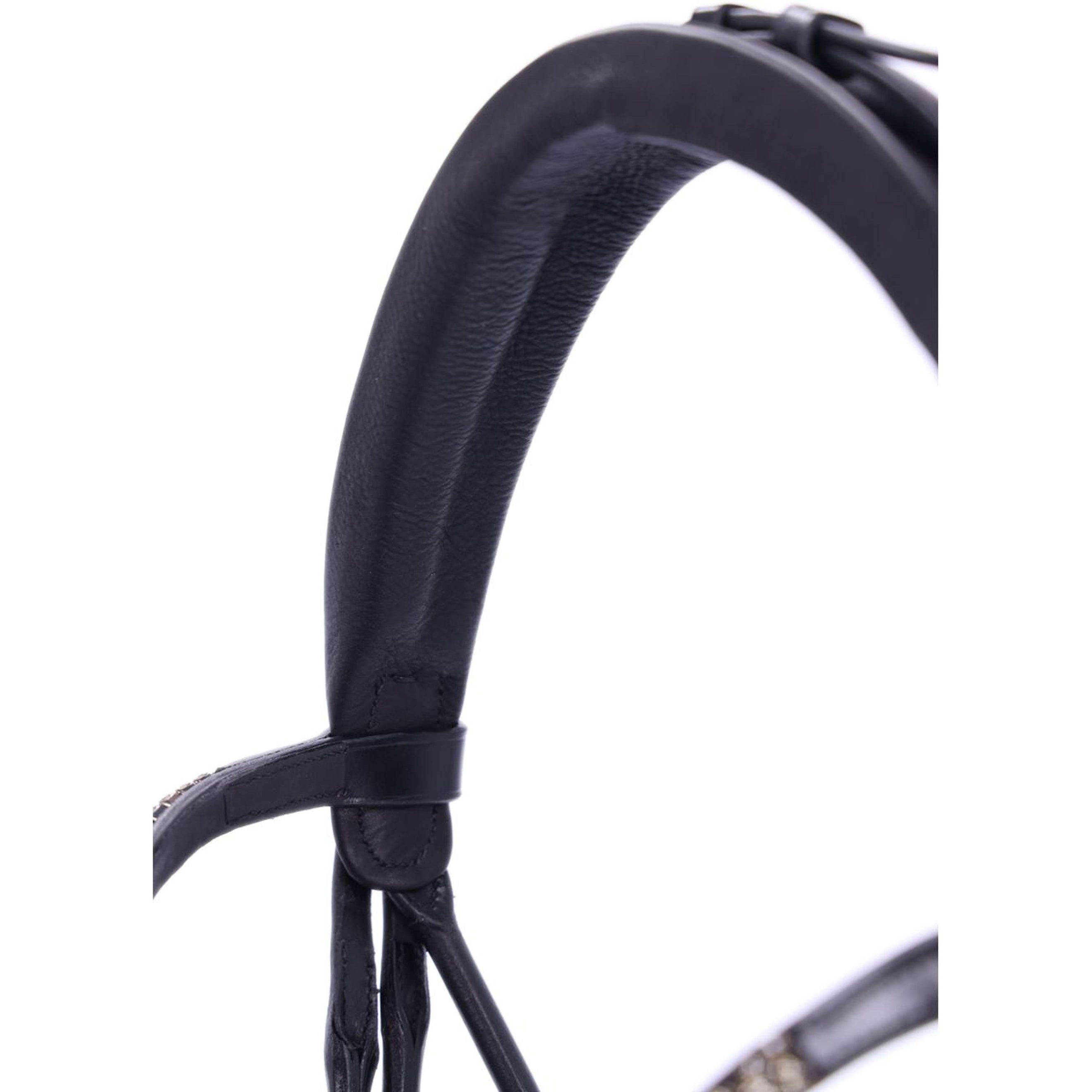Schockemöhle Brida Doble SP Isabell Werth Bella Rose Negro/Patente/Plata Schockemöhle Brida Doble SP Isabell Werth Bella Rose Negro/Patente/Plata