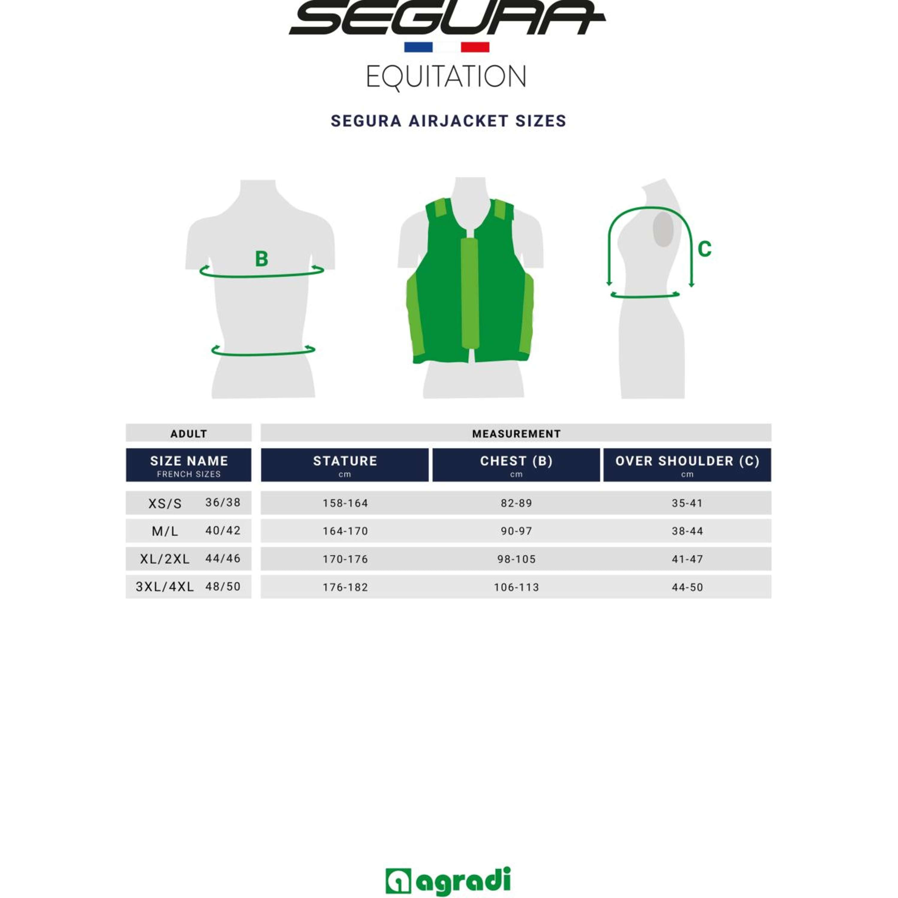 Segura Equitation Airbag C-protect Air Evo Negro