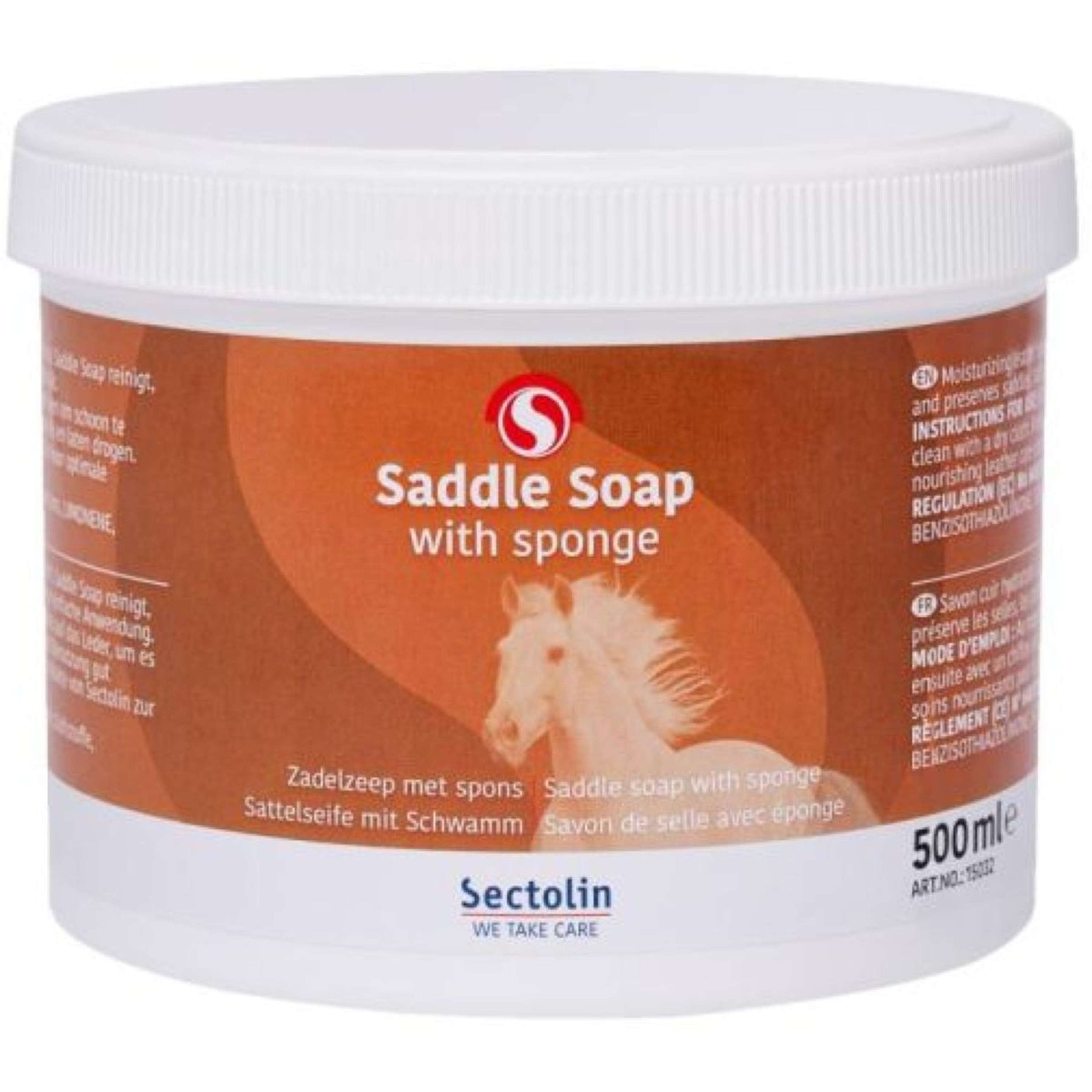 Sectolin Jabón para Silla de Montar con Esponja