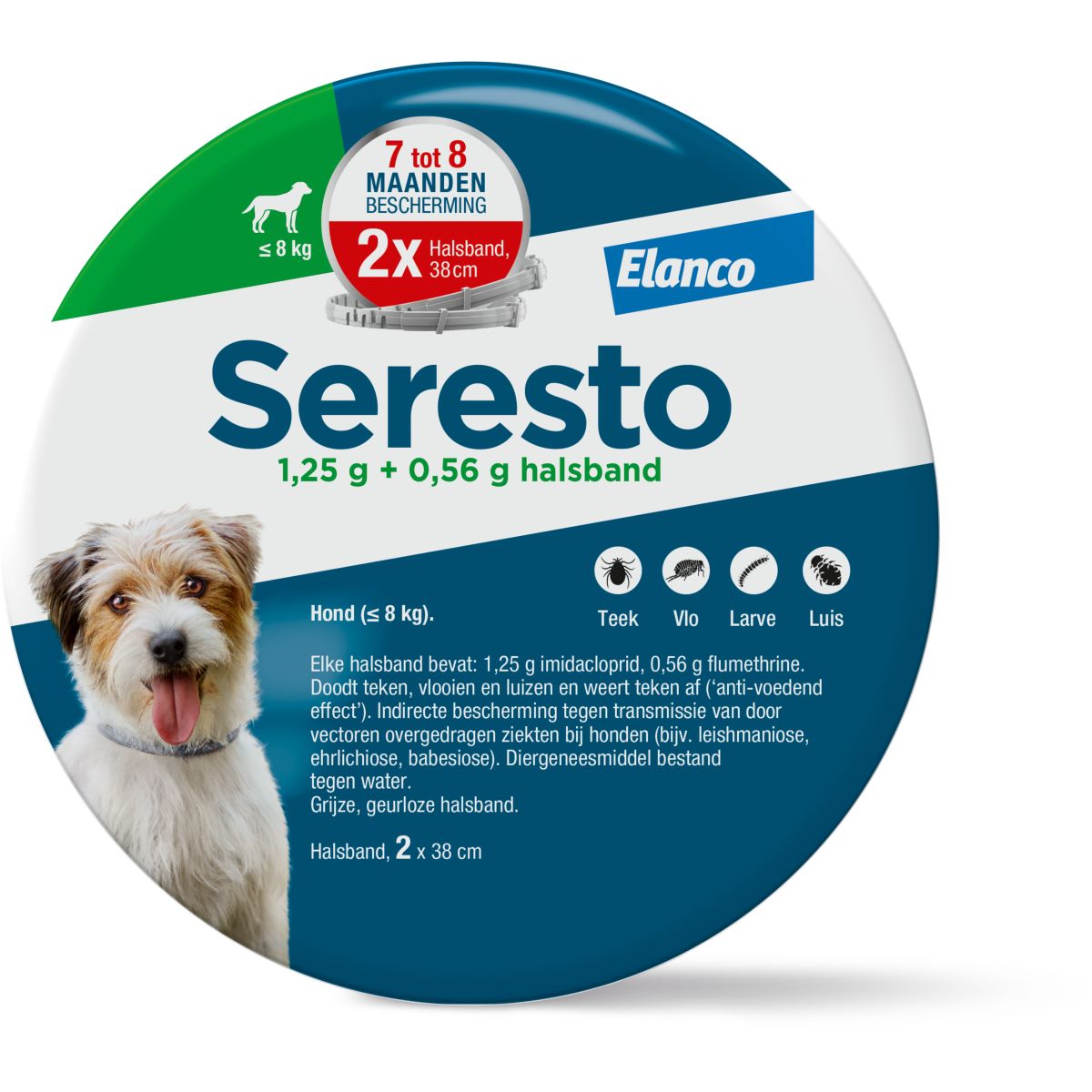 Seresto Collar Antipulgas para Perro Pequeño
