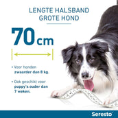 Seresto Collar Antipulgas y Garrapatas Perro Grande a partir de 8kg