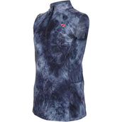 Aubrion by Shires Base Layer Revive Young Rider Sin mangas Navy Tie Dye