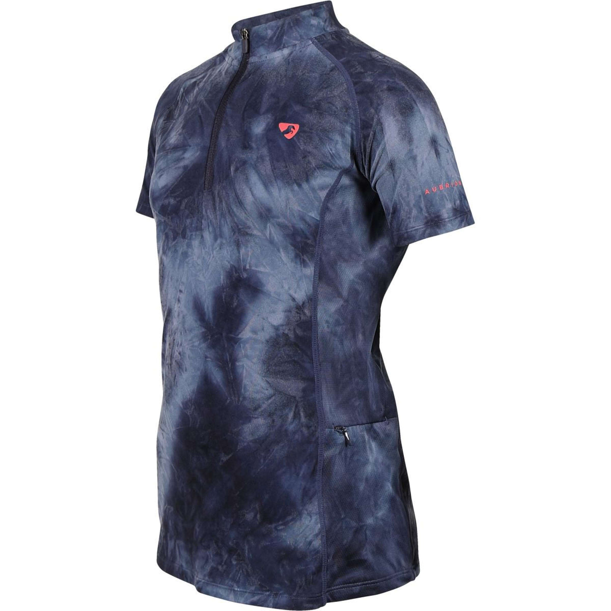 Aubrion by Shires Base Layer Revive Young Rider Mangas Cortas Navy Tie Dye