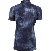 Aubrion by Shires Base Layer Revive Young Rider Mangas Cortas Navy Tie Dye