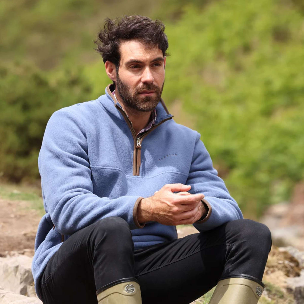 Aubrion by Shires Suéter Original Fleece Hombres Azul