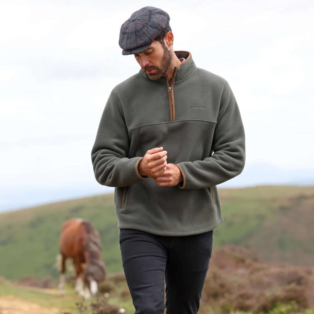 Aubrion by Shires Suéter Original Fleece Hombres Verde