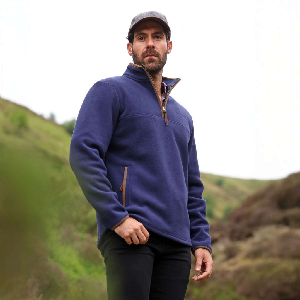 Aubrion by Shires Suéter Original Fleece Hombres Navy