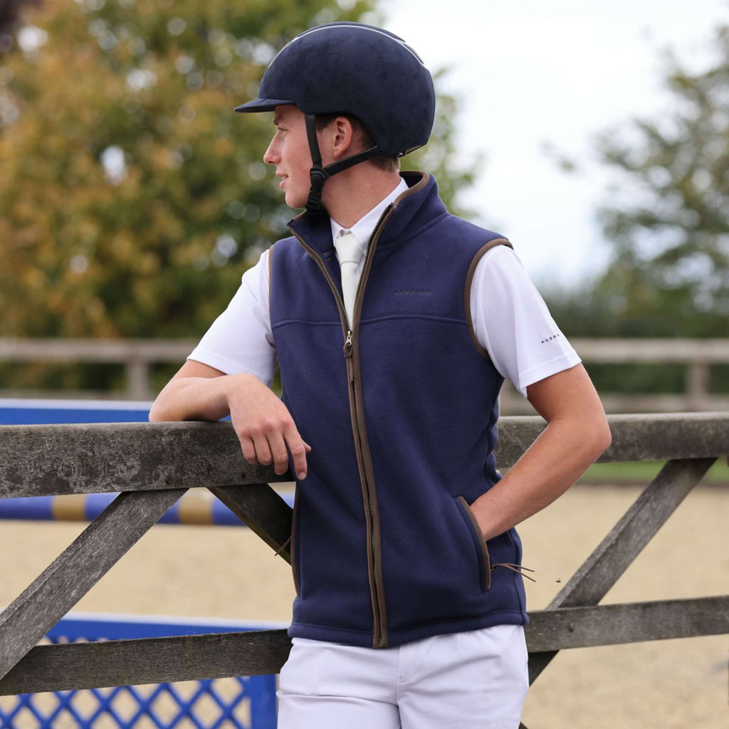 Aubrion by Shires Chaleco Original Fleece Hombres Navy