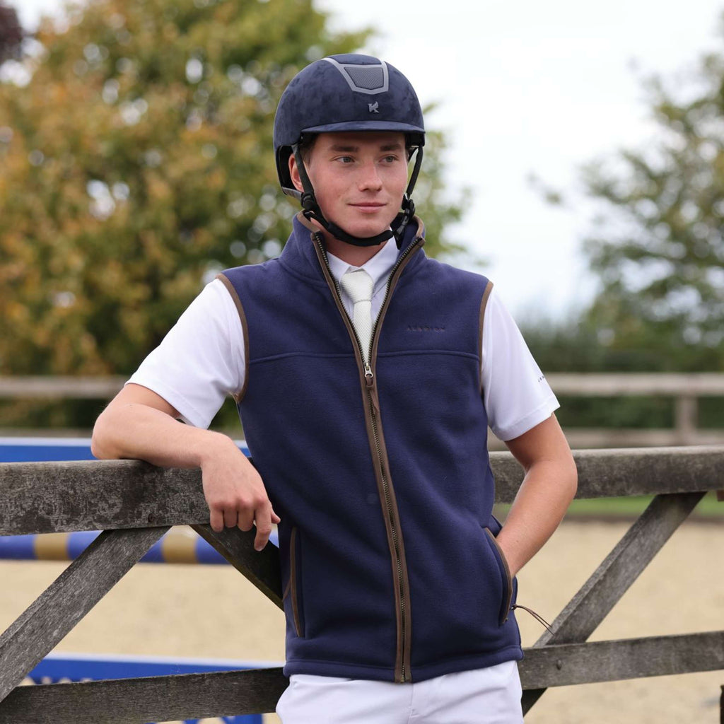 Aubrion by Shires Chaleco Original Fleece Hombres Navy