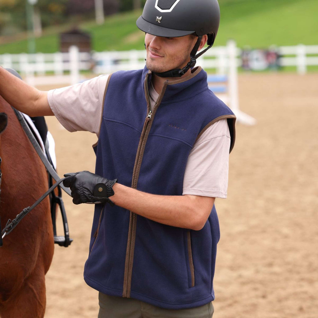 Aubrion by Shires Chaleco Original Fleece Hombres Navy