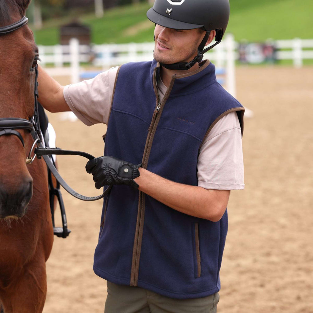 Aubrion by Shires Chaleco Original Fleece Hombres Navy