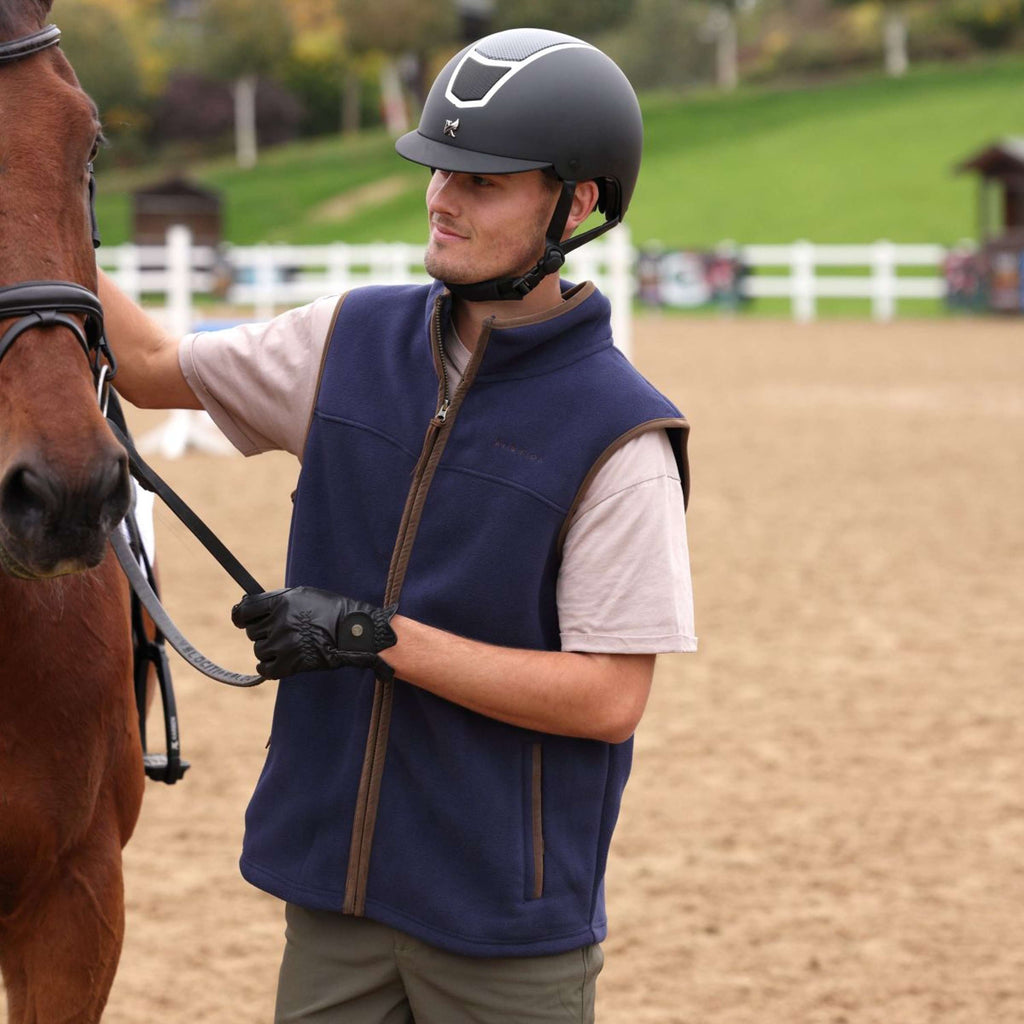 Aubrion by Shires Chaleco Original Fleece Hombres Navy