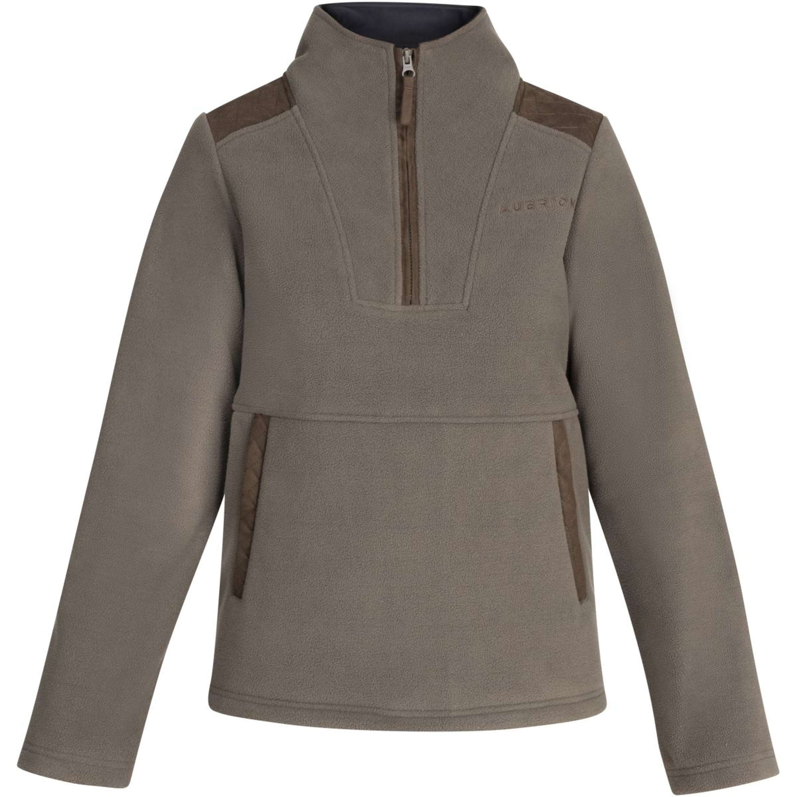 Aubrion by Shires Suéter Heritage Fleece Oliva oscura
