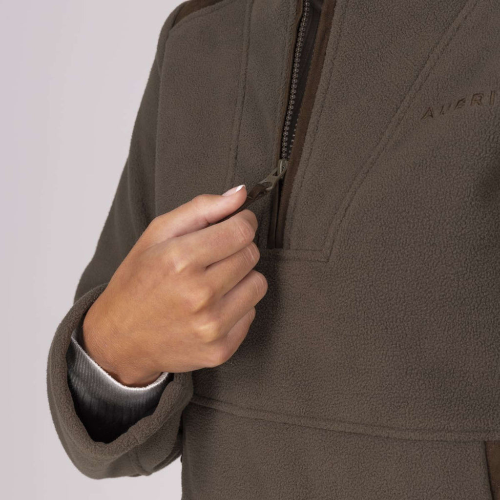 Aubrion by Shires Suéter Heritage Fleece Oliva oscura