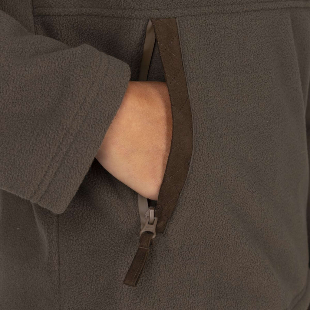 Aubrion by Shires Suéter Heritage Fleece Oliva oscura