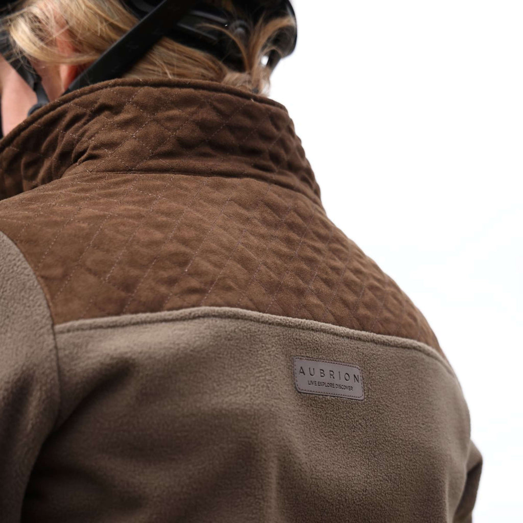 Aubrion by Shires Suéter Heritage Fleece Oliva oscura