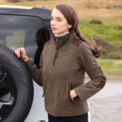 Aubrion by Shires Suéter Heritage Fleece Oliva oscura