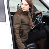 Aubrion by Shires Suéter Heritage Fleece Oliva oscura