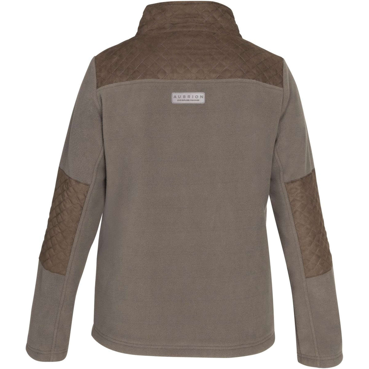 Aubrion by Shires Sudadera con capucha y cremallera Heritage Fleece Oliva oscura