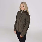 Aubrion by Shires Sudadera con capucha y cremallera Heritage Fleece Oliva oscura