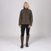 Aubrion by Shires Sudadera con capucha y cremallera Heritage Fleece Oliva oscura