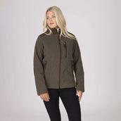 Aubrion by Shires Sudadera con capucha y cremallera Heritage Fleece Oliva oscura
