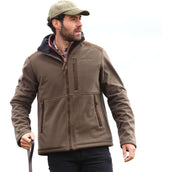 Aubrion by Shires Sudadera con capucha y cremallera Heritage Fleece Oliva oscura
