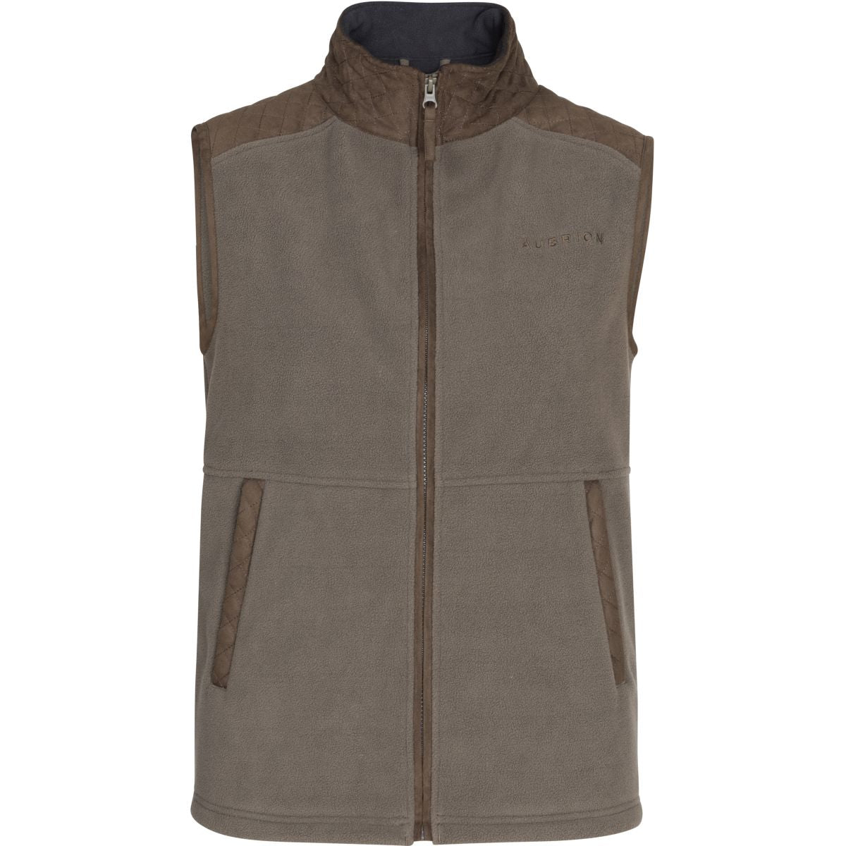 Aubrion by Shires Chaleco Heritage Fleece Oliva oscura