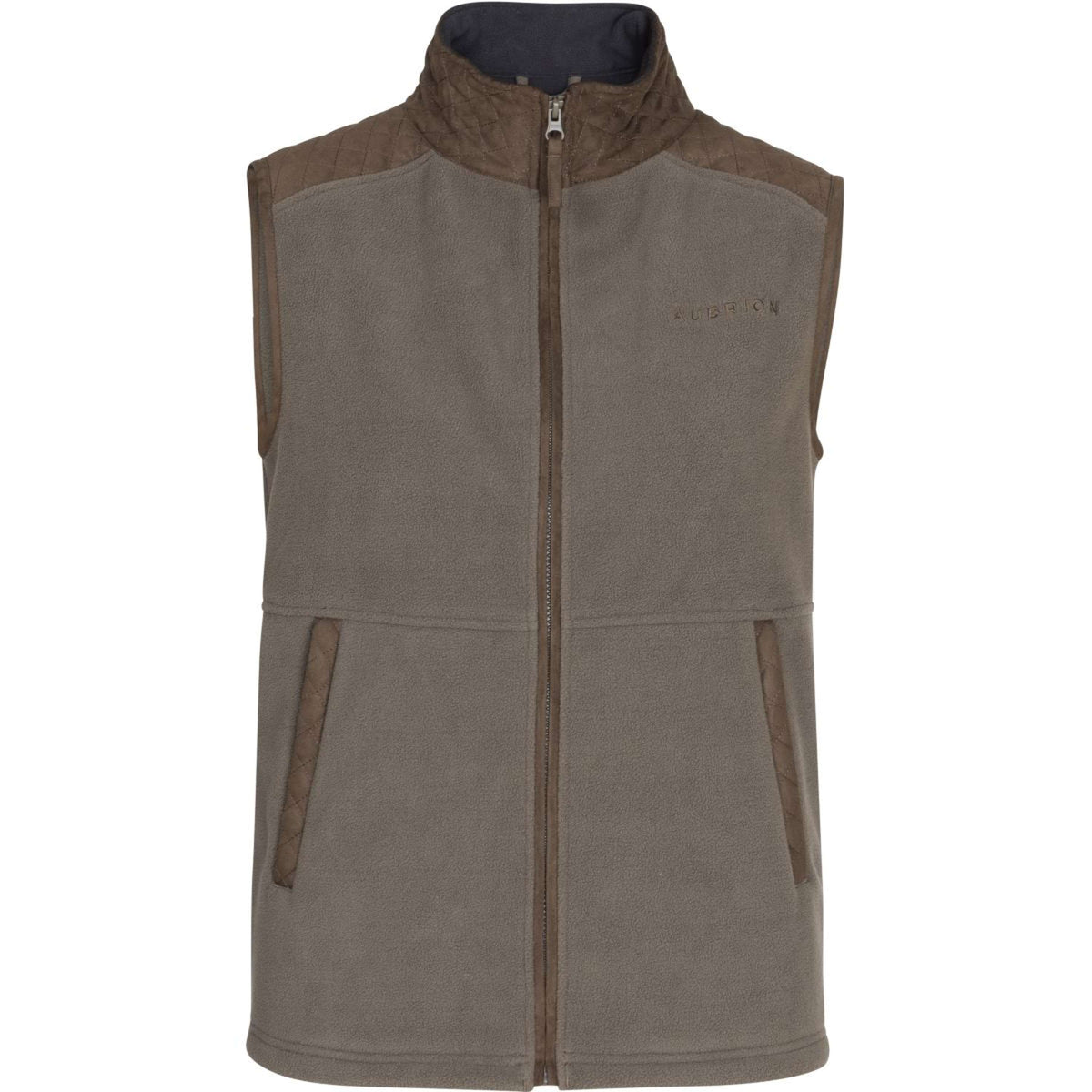 Aubrion by Shires Chaleco Heritage Fleece Oliva oscura