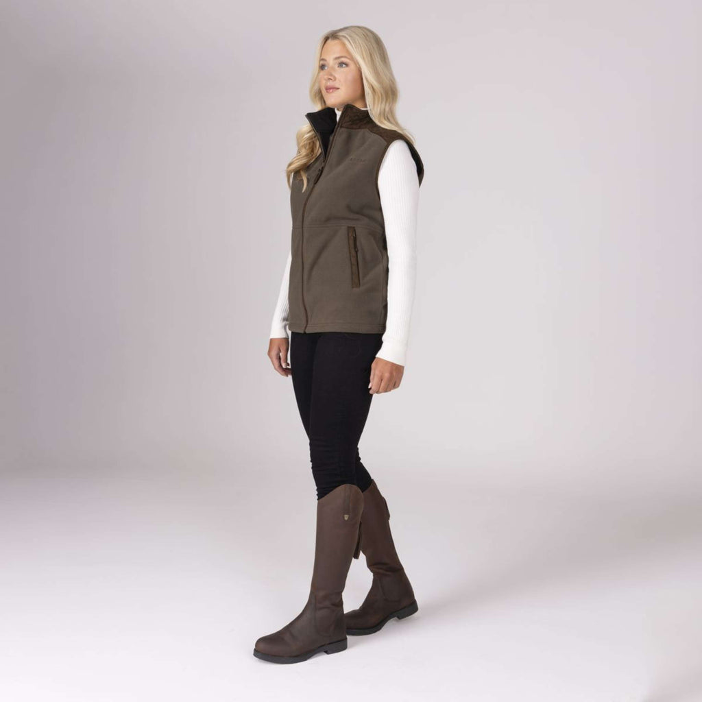 Aubrion by Shires Chaleco Heritage Fleece Oliva oscura