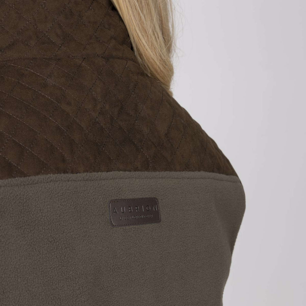 Aubrion by Shires Chaleco Heritage Fleece Oliva oscura