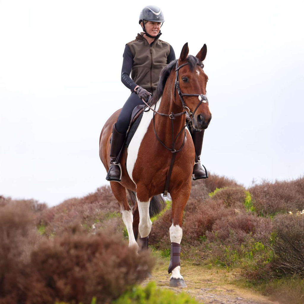 Aubrion by Shires Chaleco Heritage Fleece Oliva oscura