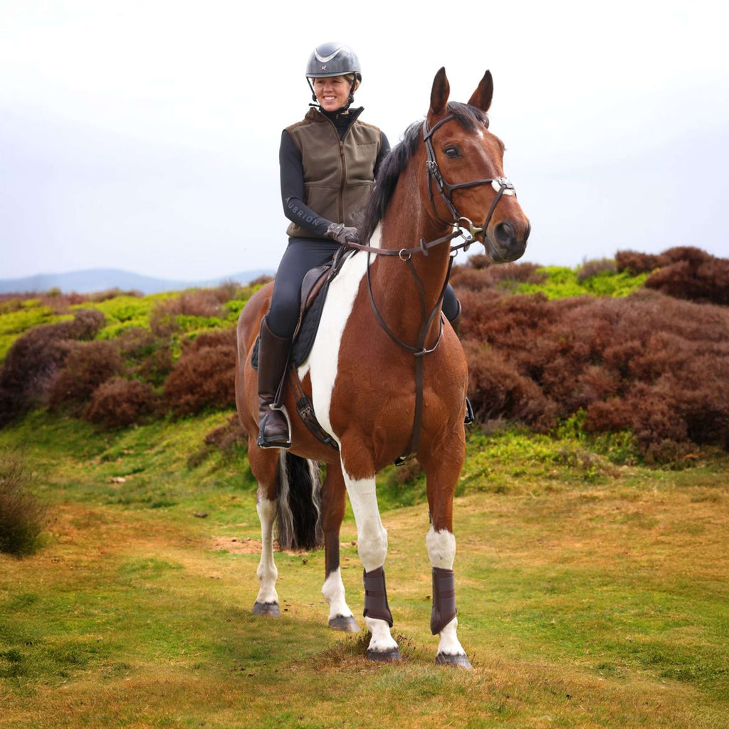 Aubrion by Shires Chaleco Heritage Fleece Oliva oscura