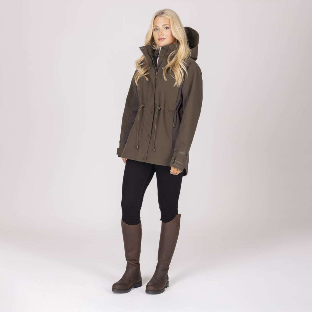 Aubrion by Shires Chaqueta Heritage Oliva oscura